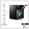 Adiroffice 1.1 cu. ft. Steel Digital Depository Safe with Digital keypad, Black ADI670-200-BLK - alternate 4